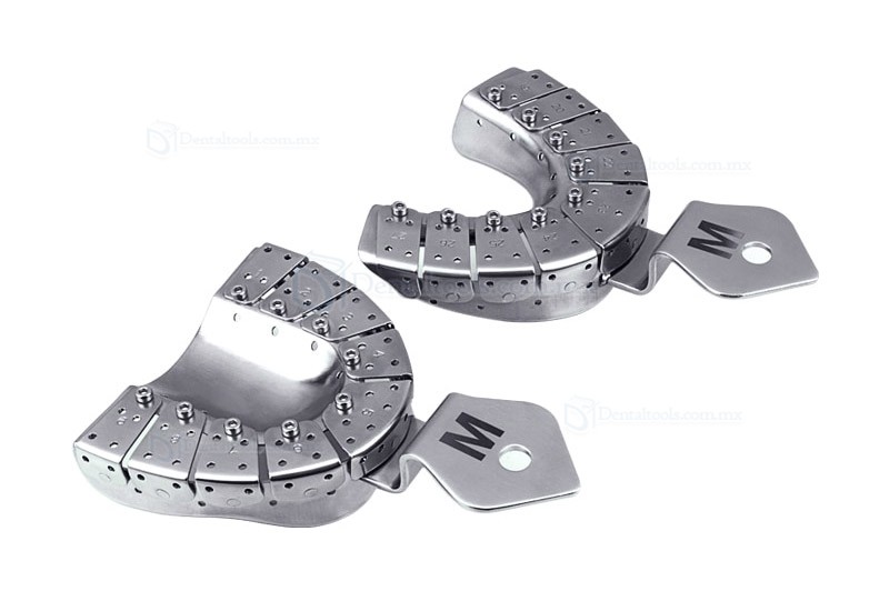 Cubeta de impresi&oacute;n para implantes en acero inoxidable autoclavable S M y L